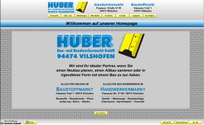 Referenzseite Huber Bau- und Handwerkermarkt GmbH