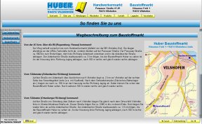 Referenzseite Huber Bau- und Handwerkermarkt GmbH